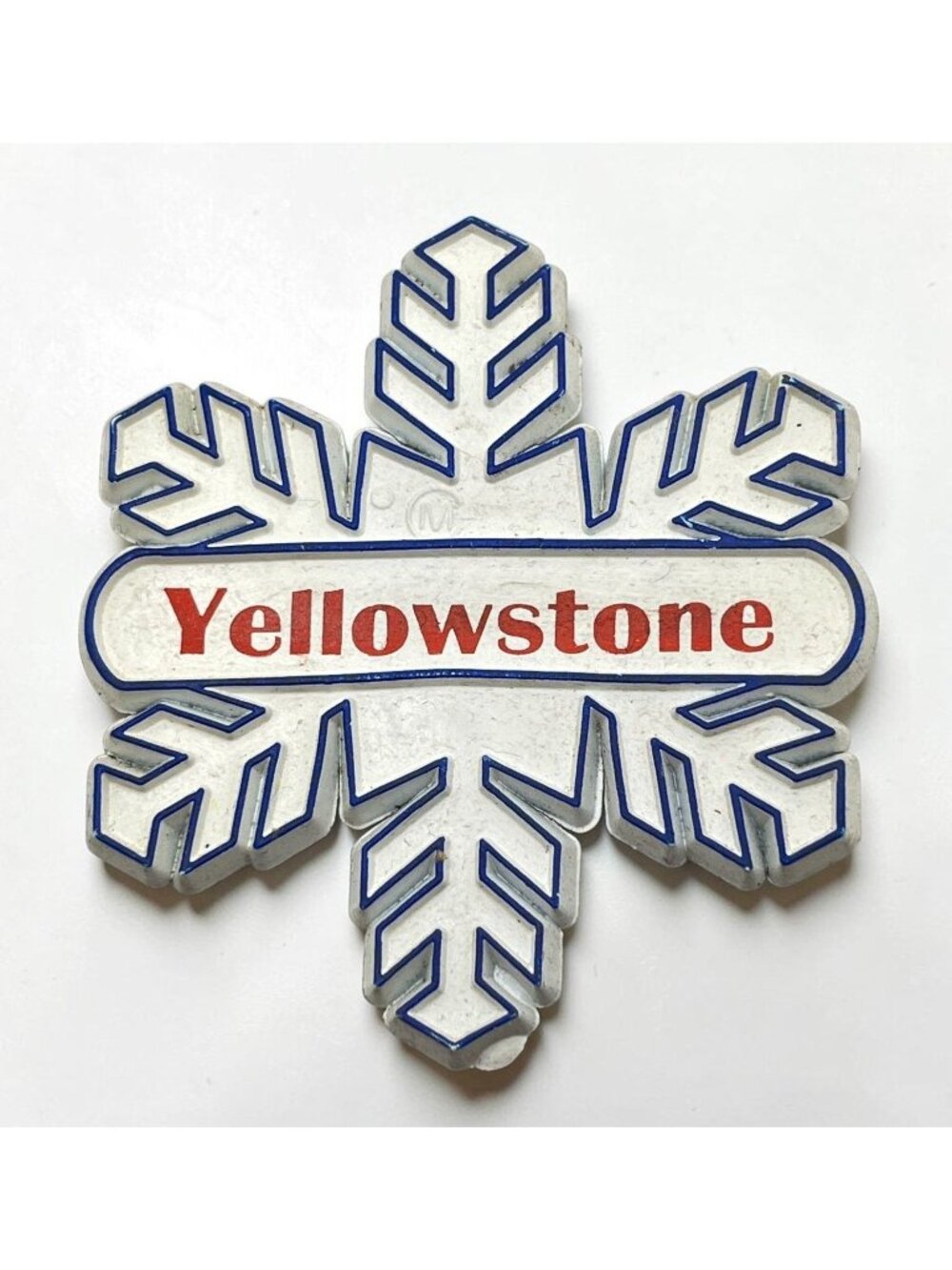 Yellowstone Snowflake Fridge Magnet Decorative Travel Souvenir National Park